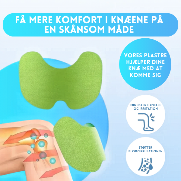 Knævia - Varmeplastre til stive og trætte knæ